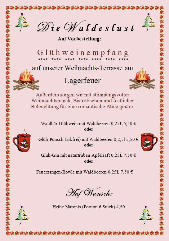 Walu Gluhwein Empfang 2025